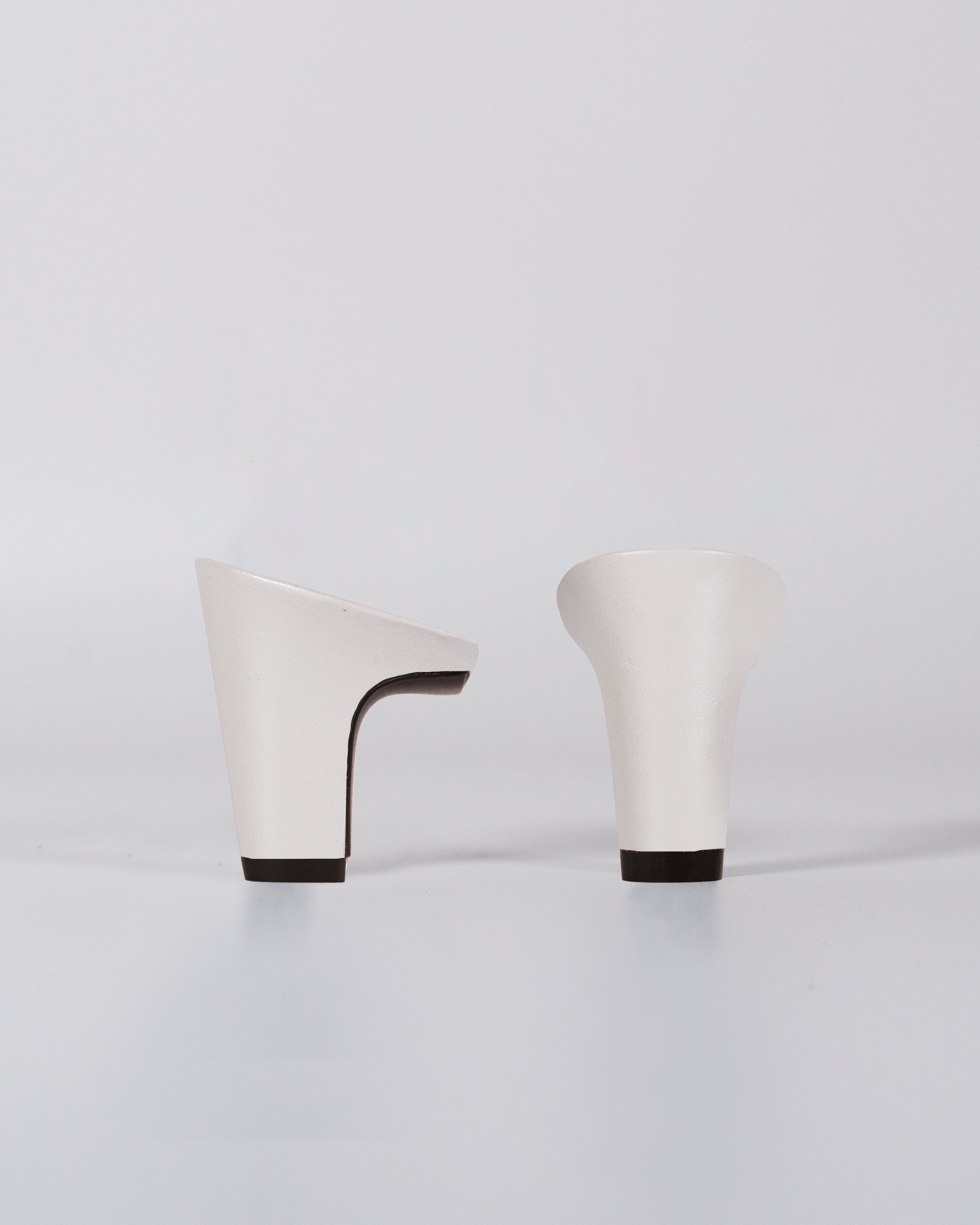 Tacco Pelle Bianca Perlata