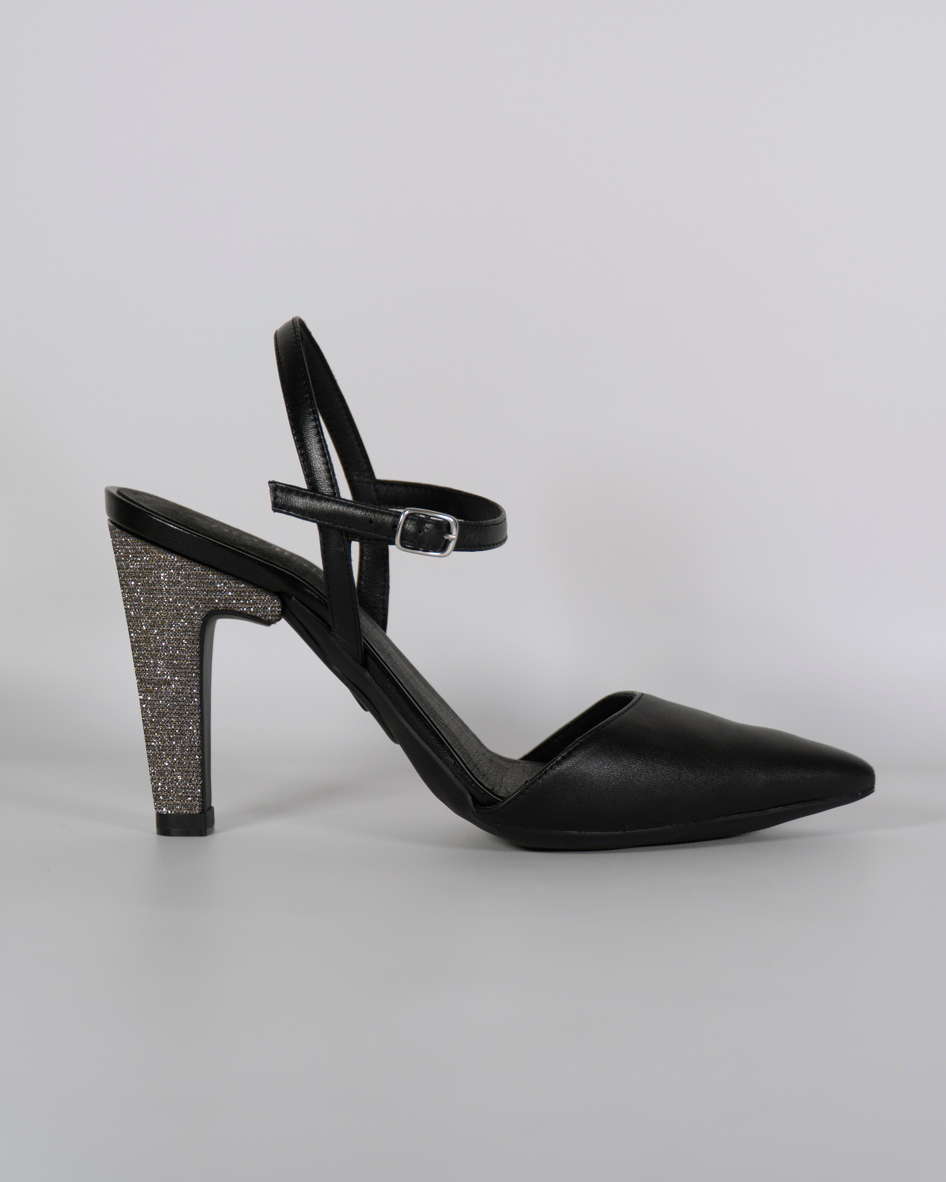 London Negro con Tacón Fantasía