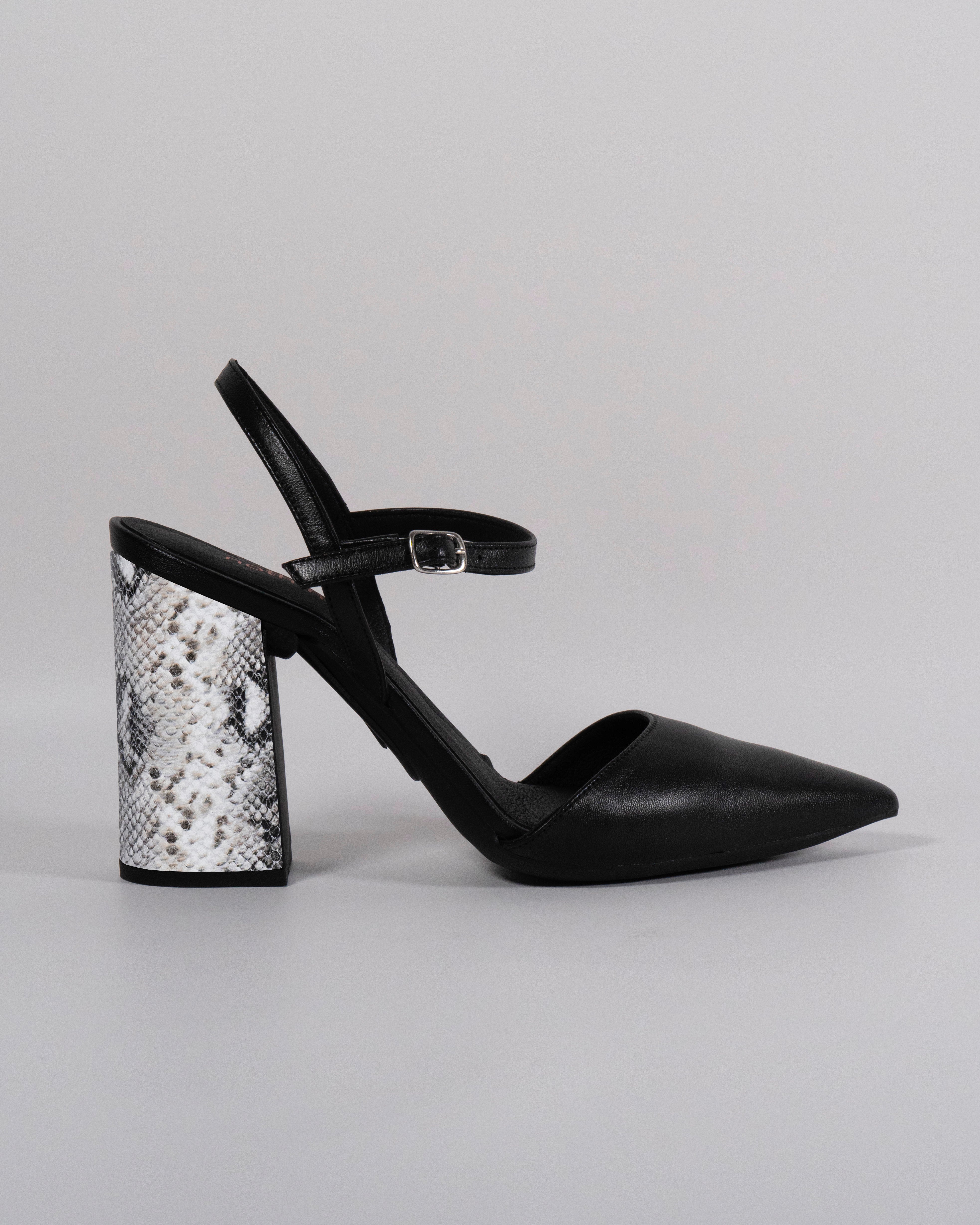 London Negro con Tacón Pitón