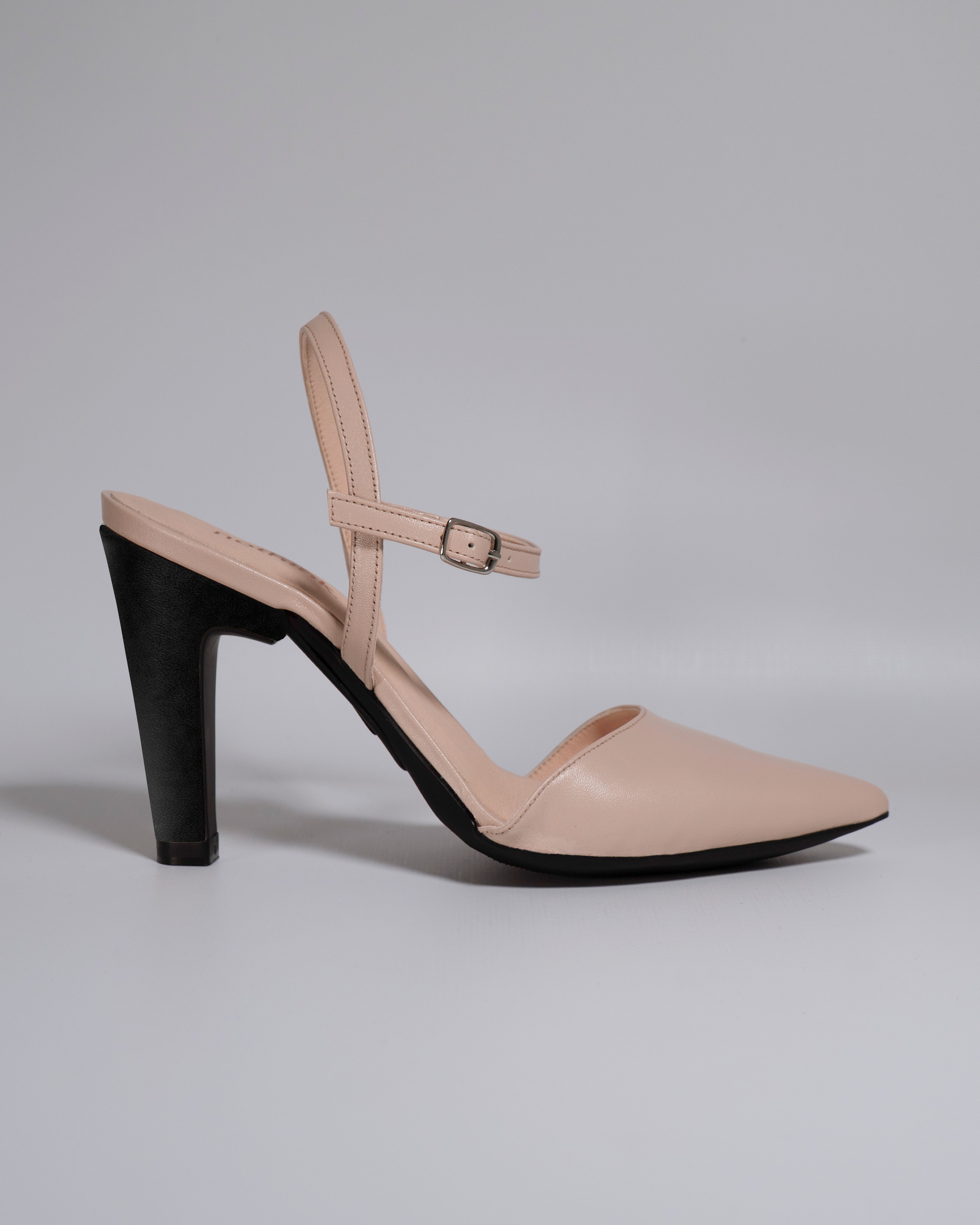 London Nude con tacco Nero