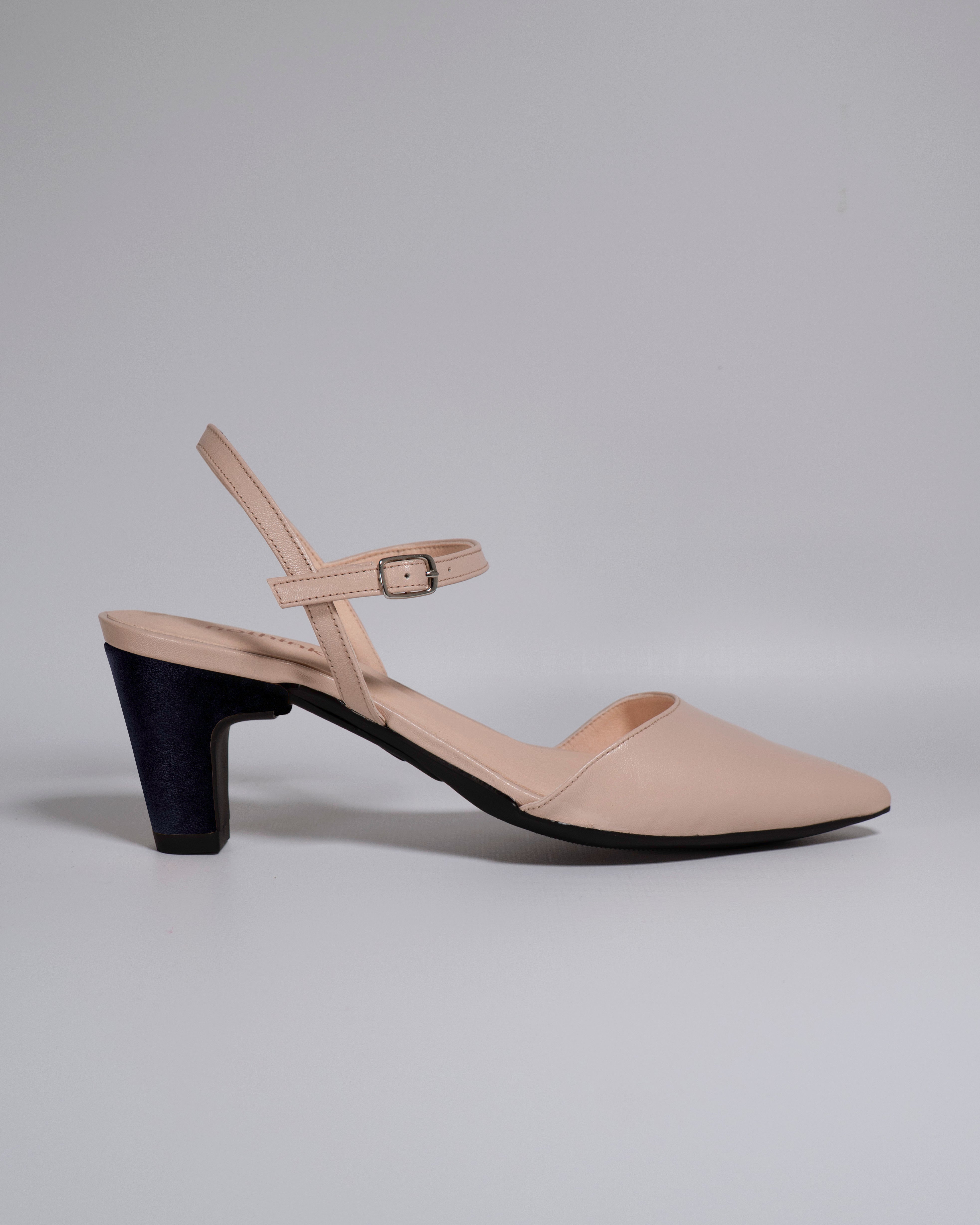 London Nude con tacco Nero