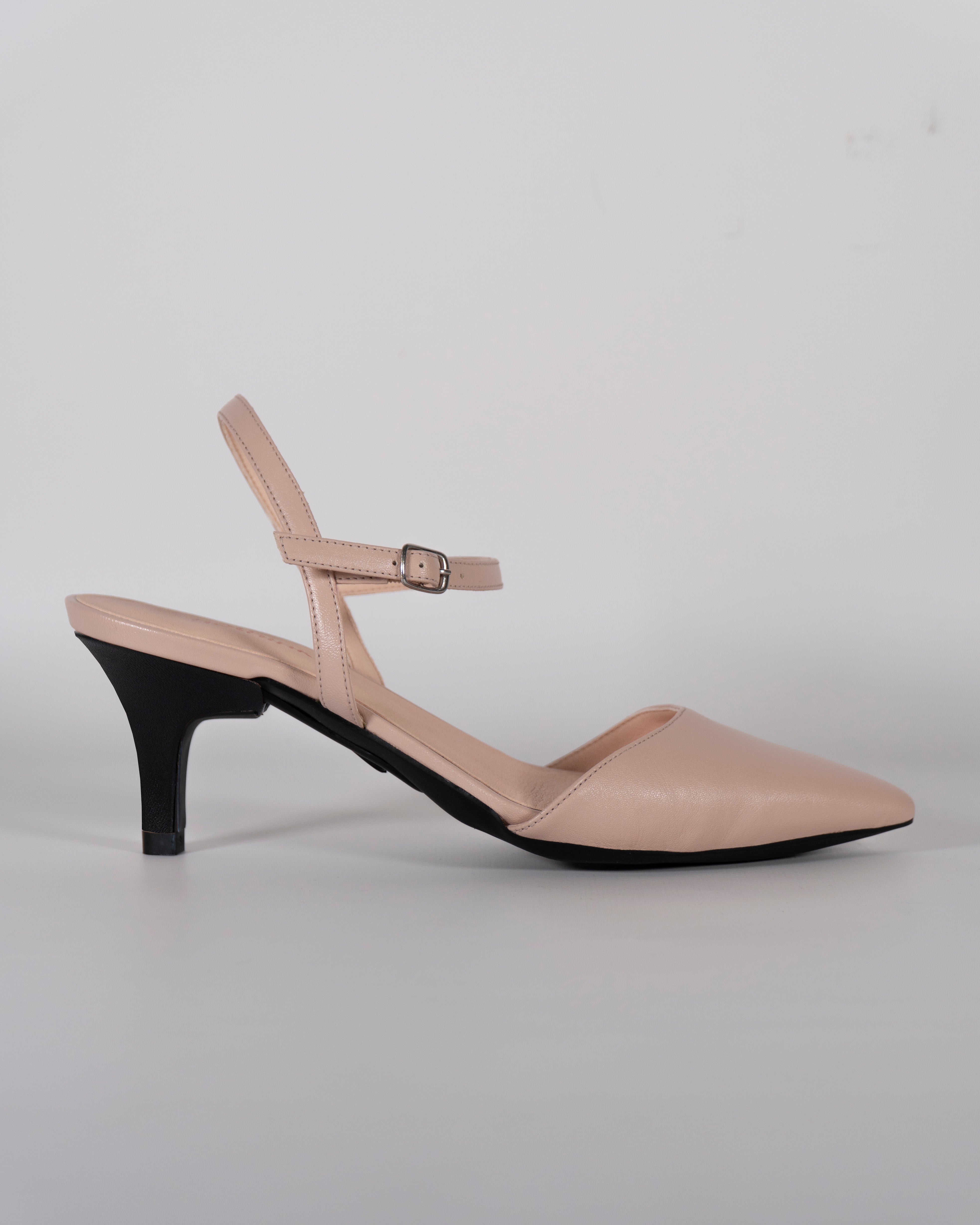 London Nude con tacco Nero