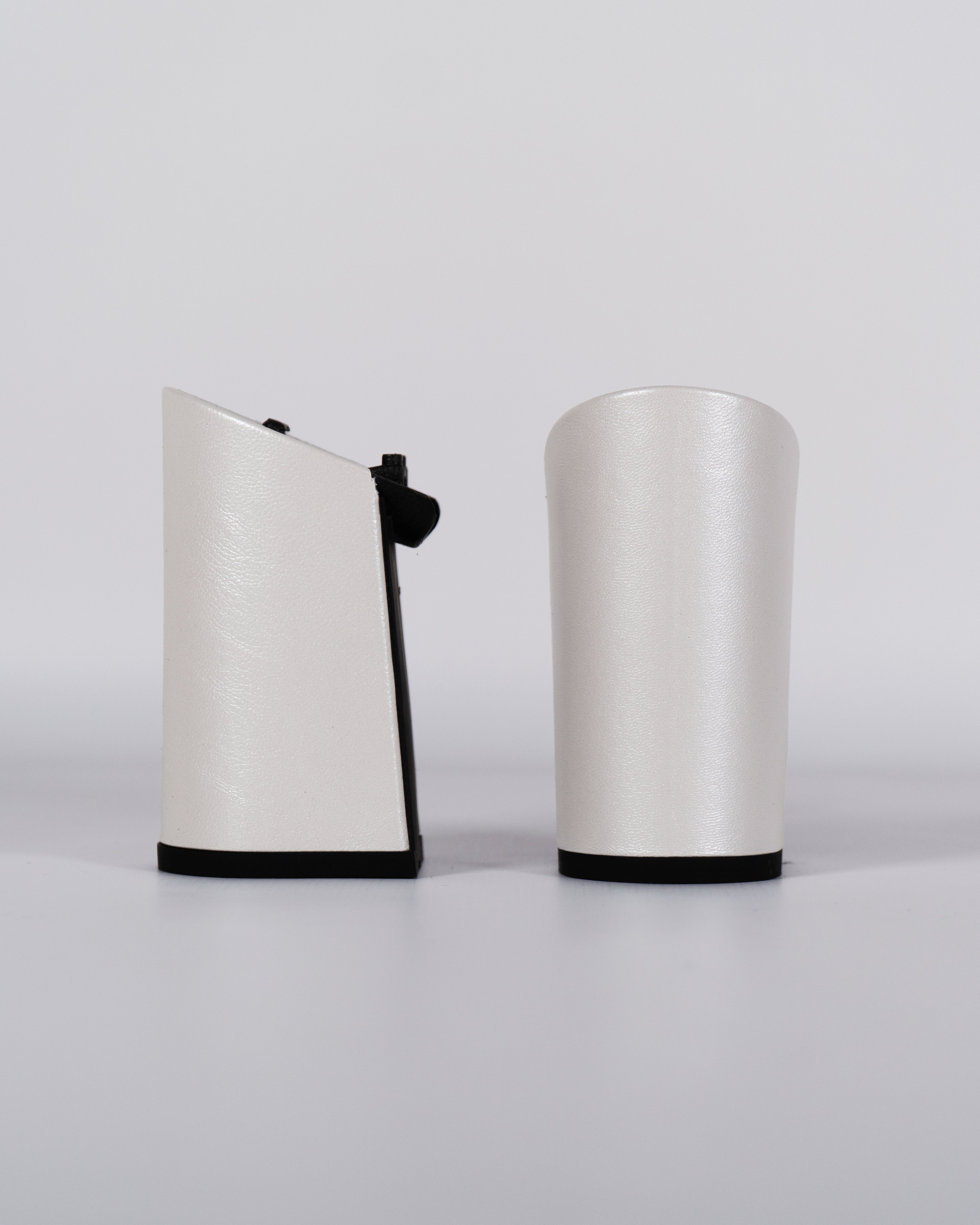 Tacco Pelle Bianca Perlata