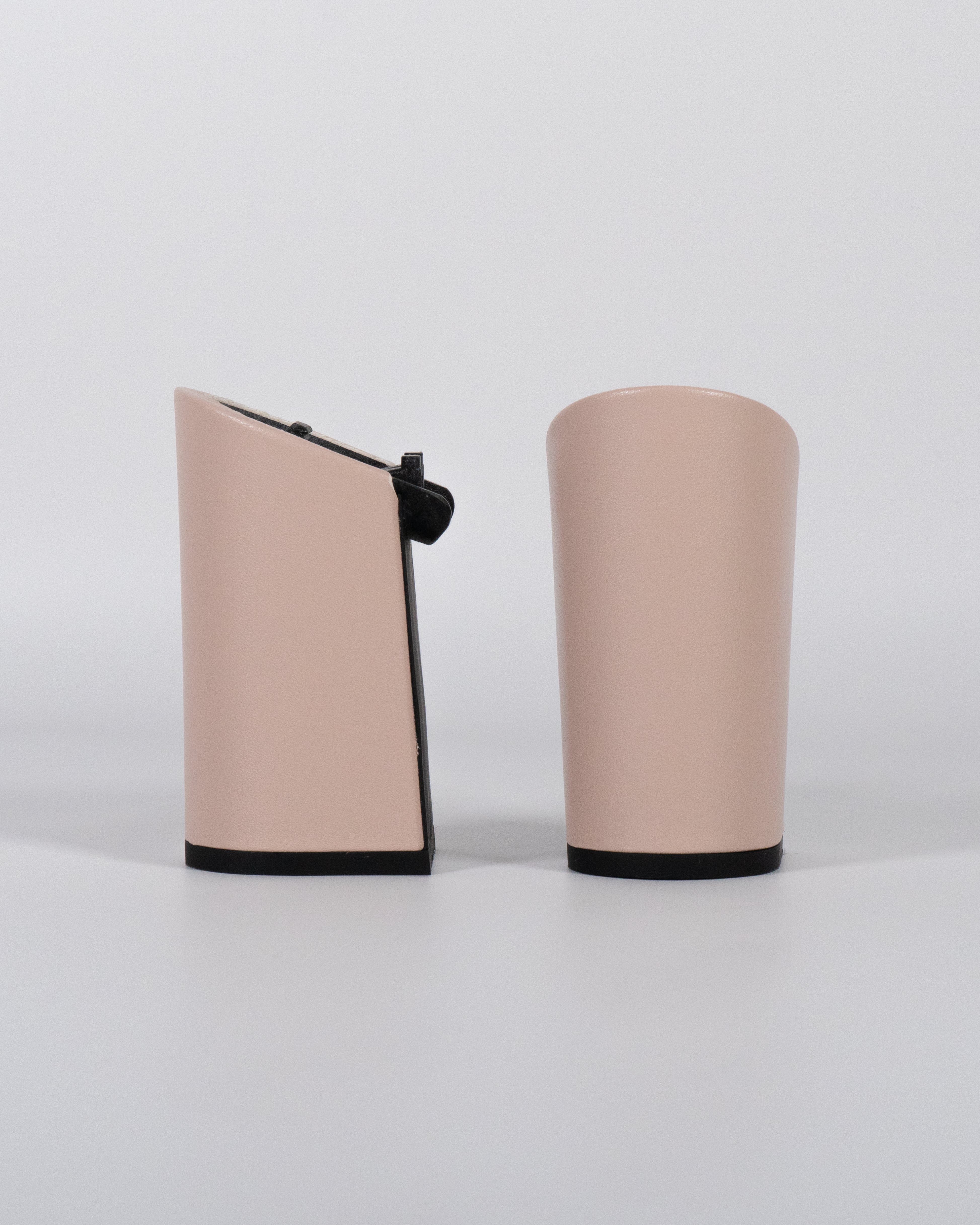 Nude Leather Heel