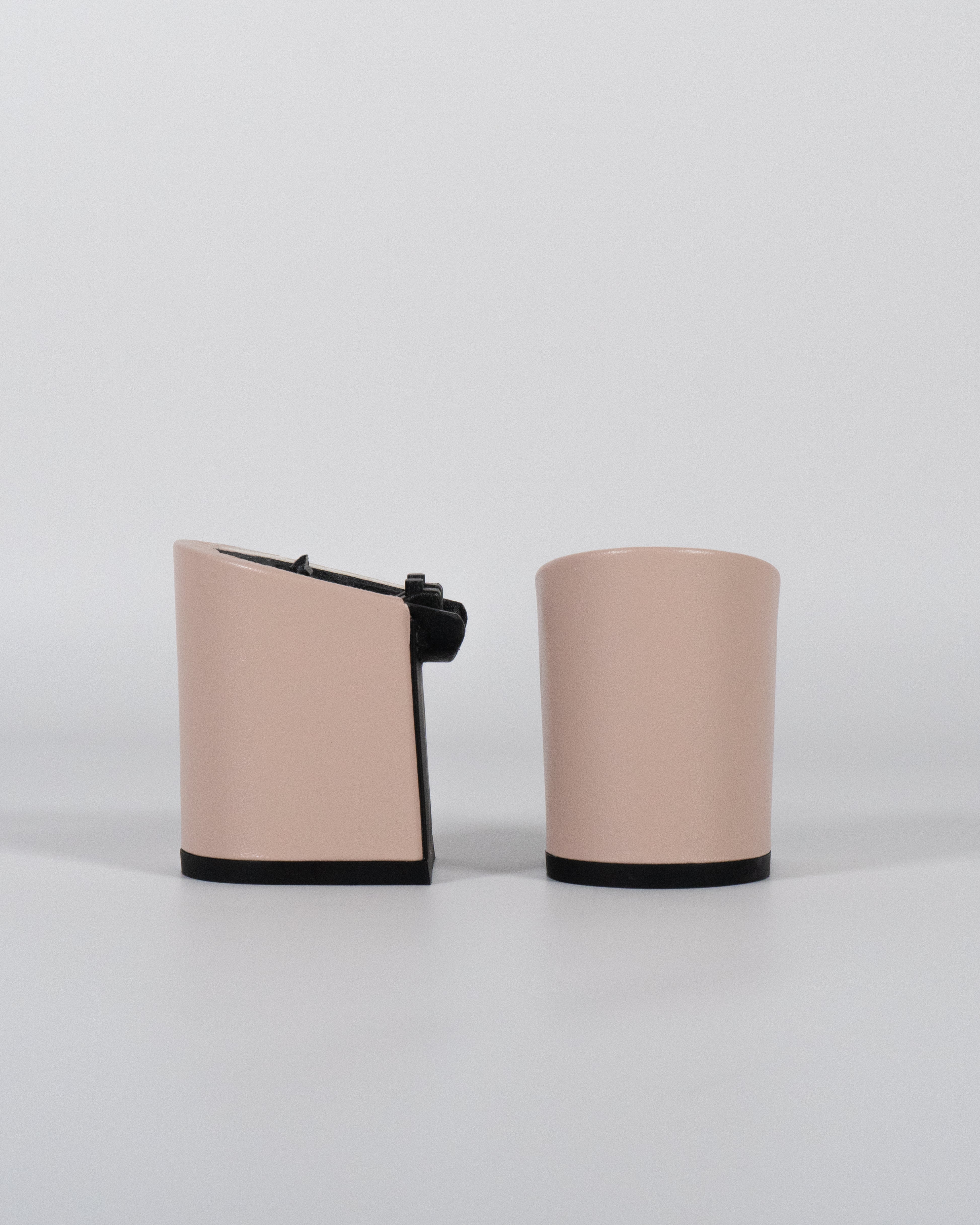 Nude Leather Heel