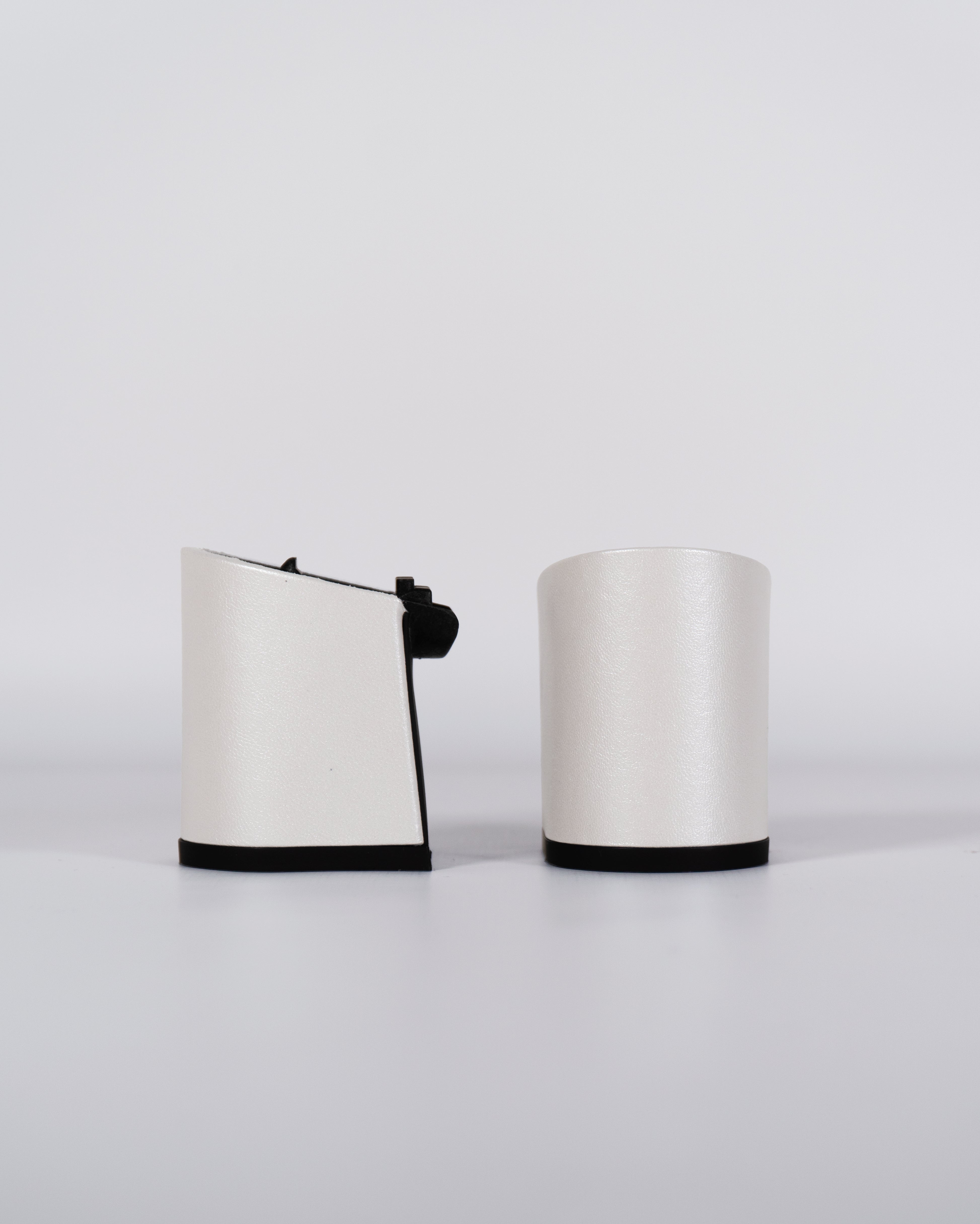 Tacco Pelle Bianca Perlata