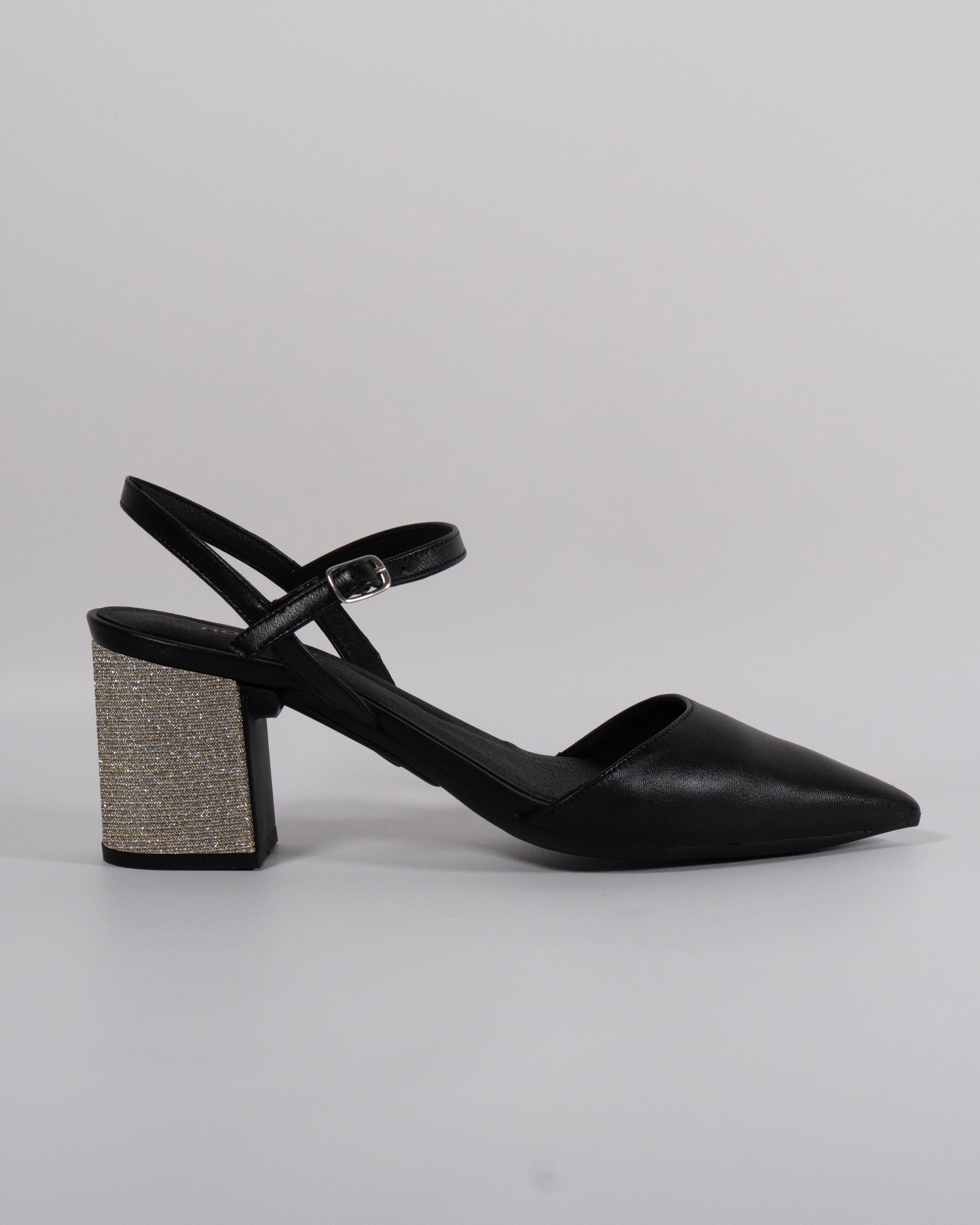 London Negro con Tacón Fantasía