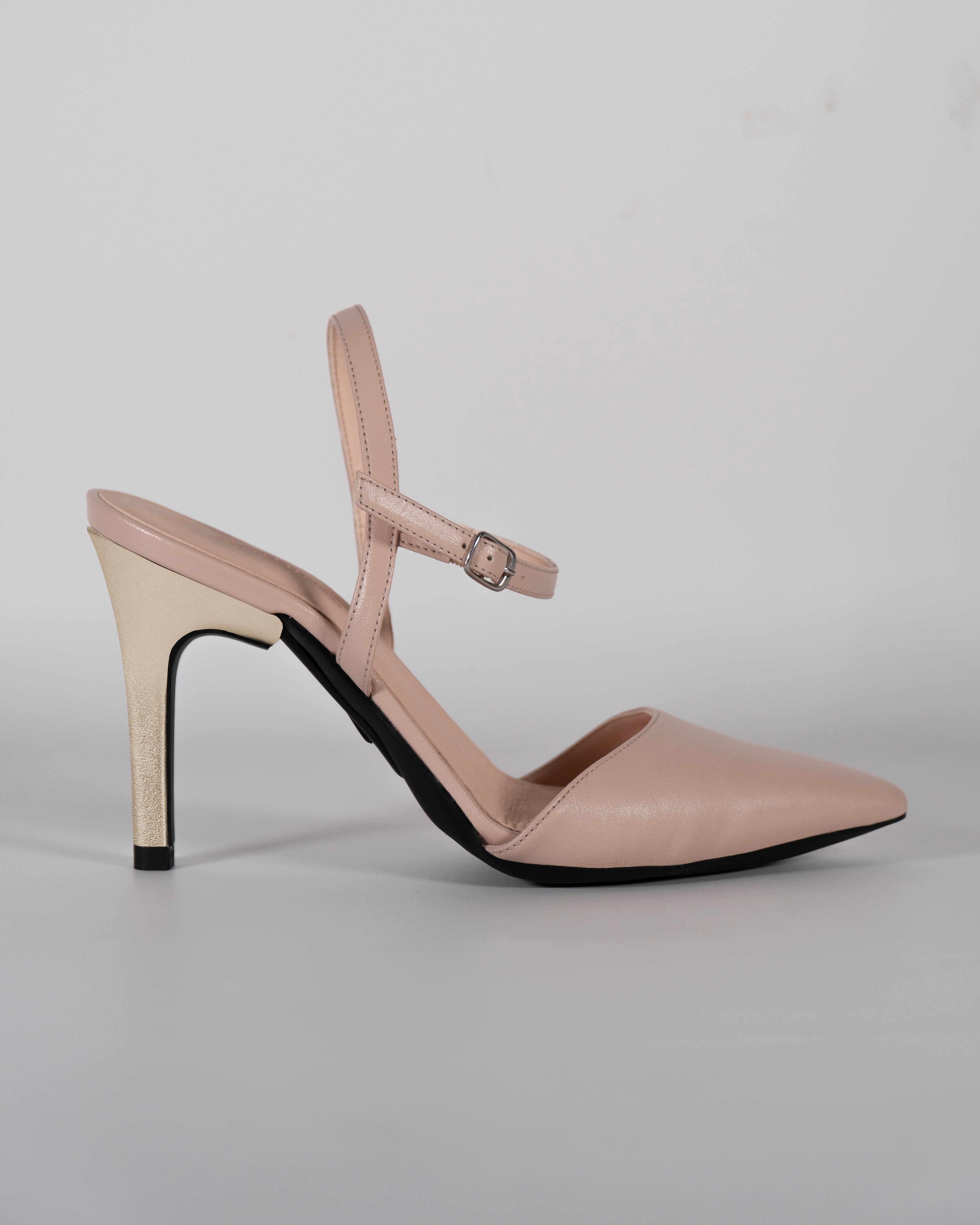 London Nude con tacco Oro