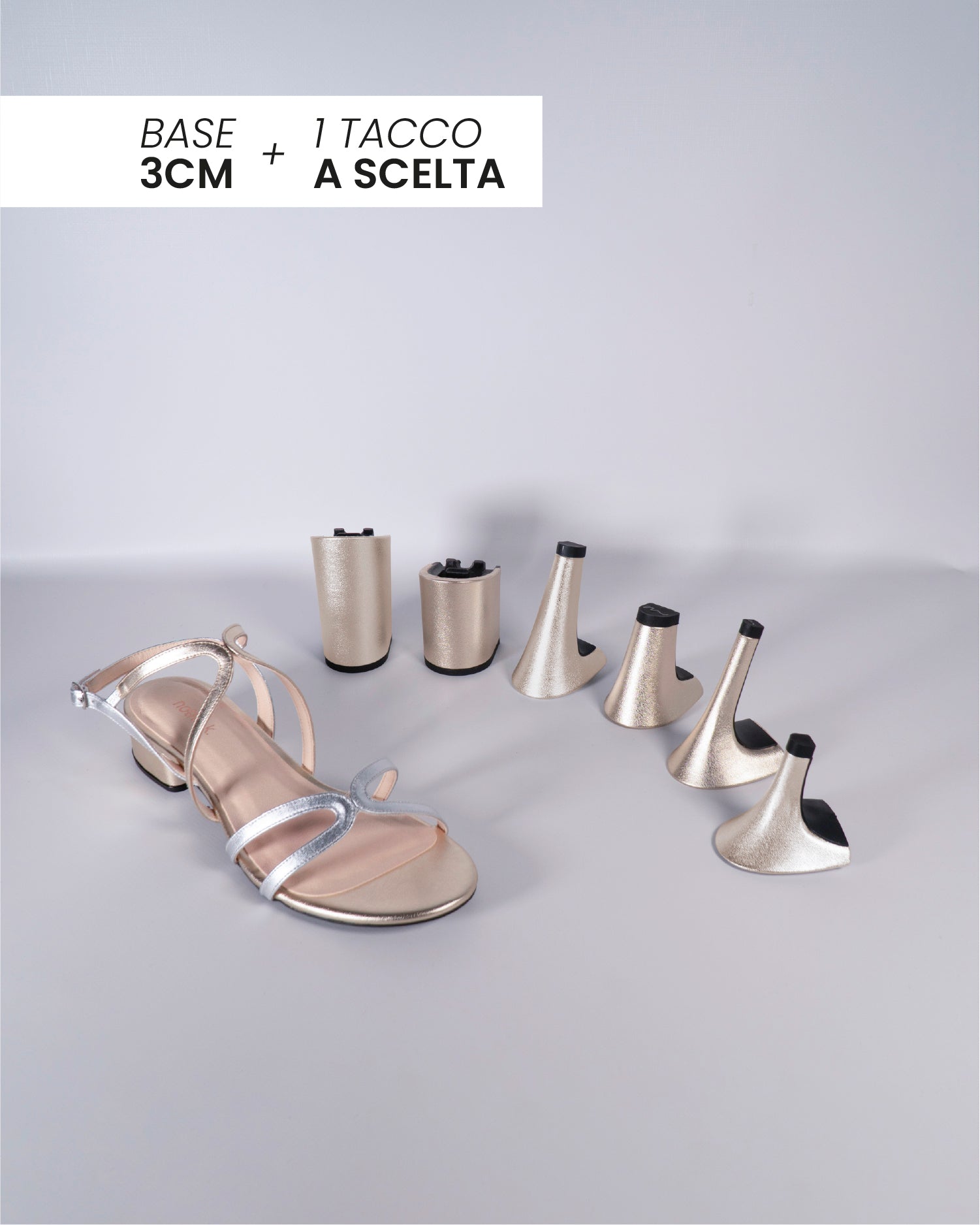 Sandal Medellin Gold Silver