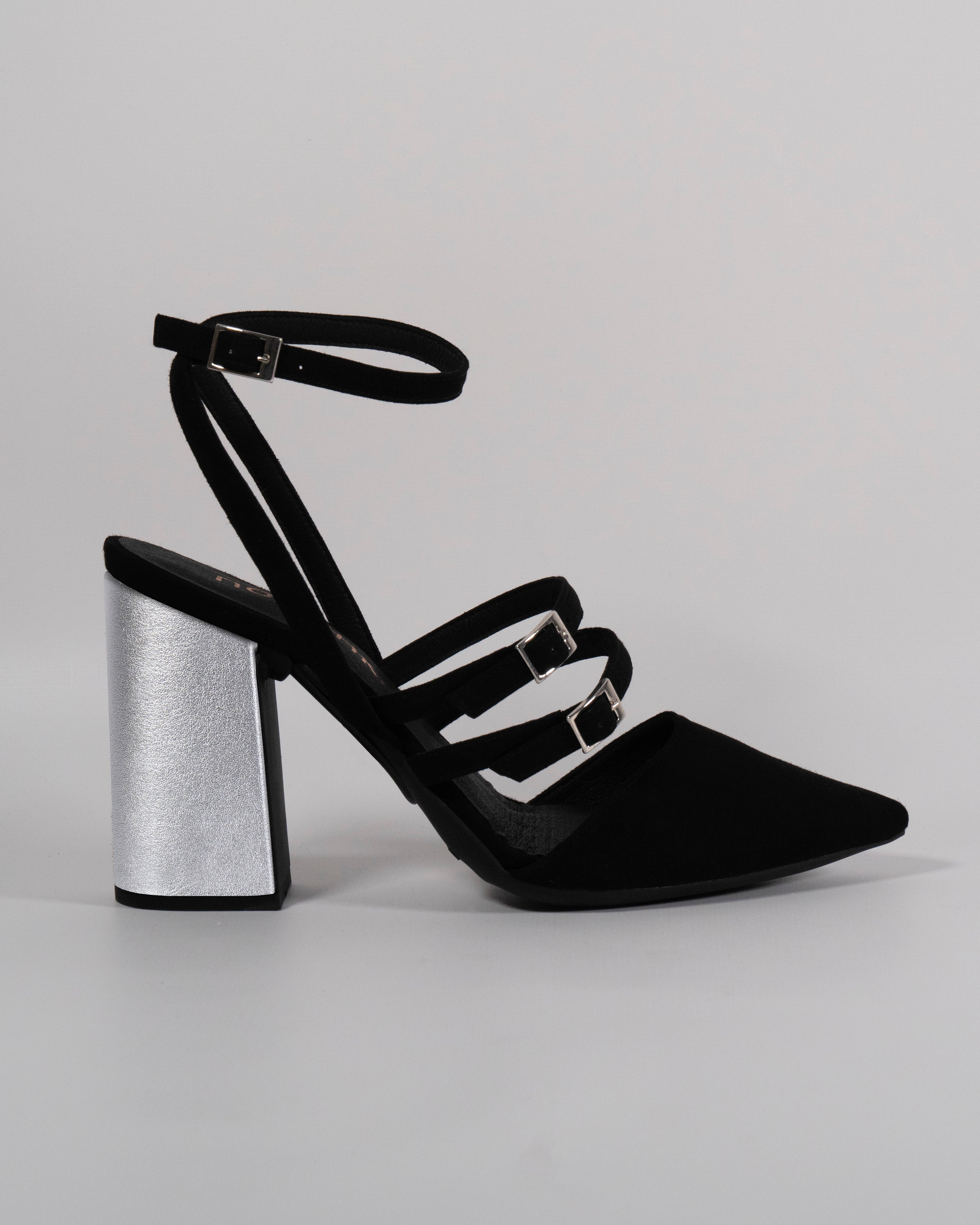 Singapur con tacón plata